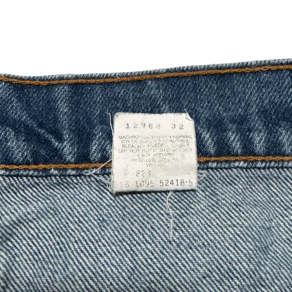 Vintage 1995 Levi's 505 Regular Fit Straight Leg Jeans Mens 38x32 (Fit 37x30.75)